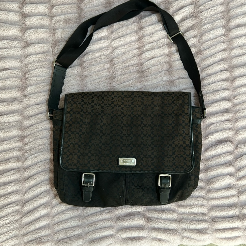 Black coach purse